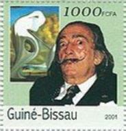 Stamp: Salvador Dali (Guinea-Bissau(20th Century Personalities ...