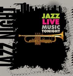 Jazz background Royalty Free Vector Image - VectorStock