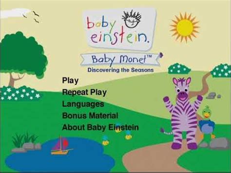 🦓Baby Monet DVD Menu 2005 - YouTube