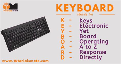 KEYBOARD Full Form: What does it stand for? - TutorialsMate