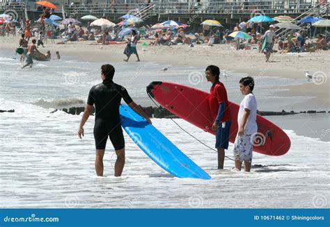 Rockaway Beach is Becoming Surfing Hub Editorial Photography - Image of ...