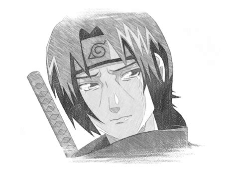 Itachi crying by evyita on deviantART