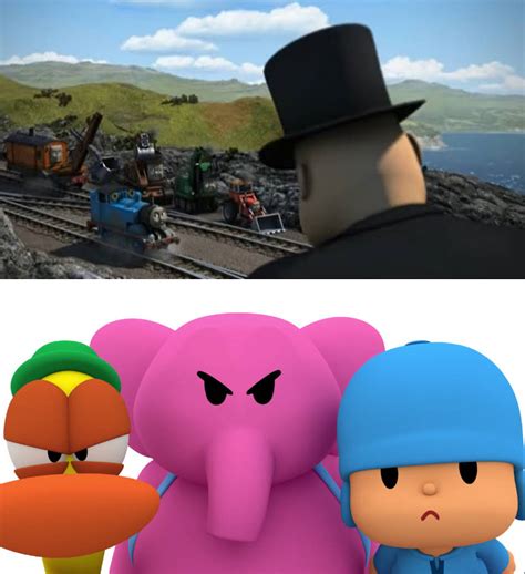 TFC's Cruelness Made Pocoyo, Pato and Elly angry by zmcdonald09 on DeviantArt