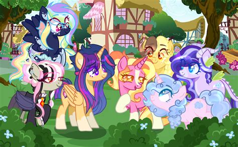 next gen au - the mane seven by stringcheeessse on DeviantArt