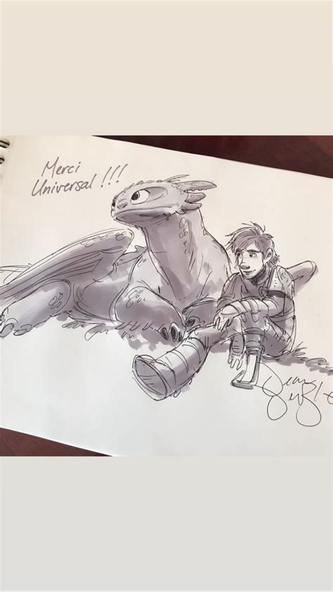 Amazing drawing of Hiccup and toothless, way to go! | Fandom