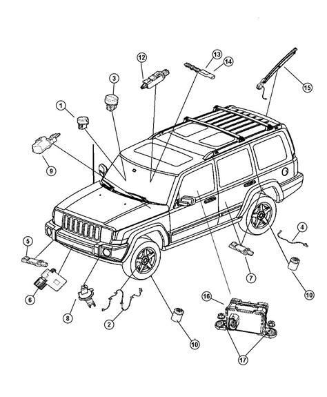 Jeep Commander Sensor. Ambient temperature - 68518243AA | Libertyville IL