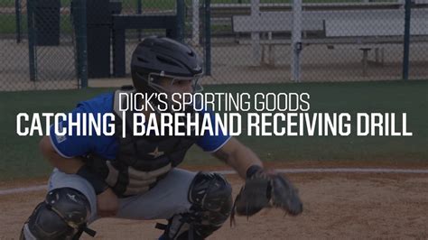 Baseball Catching Skills: The Barehand Receiving Drill - YouTube