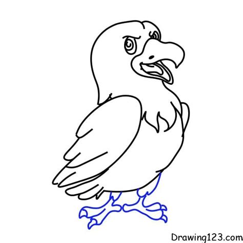 Top 136 + Cartoon eagle drawing - Delhiteluguacademy.com