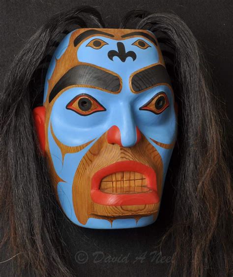 Northwest coast native portrait mask Native Indian, Native Art ...