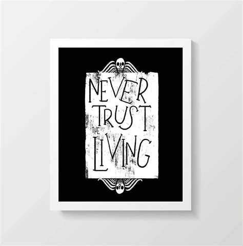 Beetlejuice Art Print | Beetlejuice decor | Never Trust the Living ...