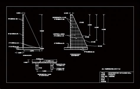 Stone Retaining Wall Detail Dwg - Wall Design Ideas