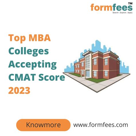 Top MBA Colleges Accepting CMAT Score 2023 – Formfees