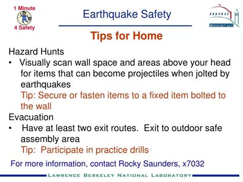 PPT - Earthquake Safety PowerPoint Presentation, free download - ID:85784