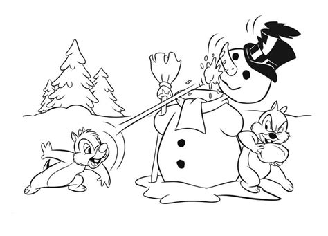 Chip and Dale Coloring Pages - Free Printable Coloring Pages for Kids