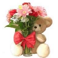 Flowers Vase Teddy | Send online gifts to Chennai from our w… | Flickr