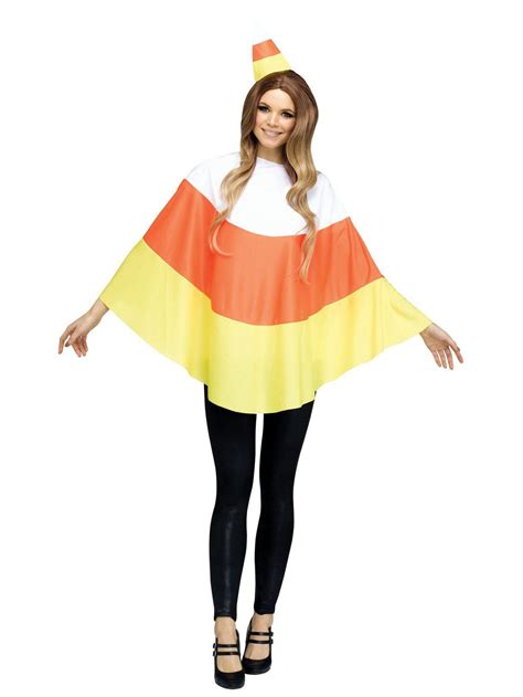 Adult Candy corn Poncho Costume - Walmart.com