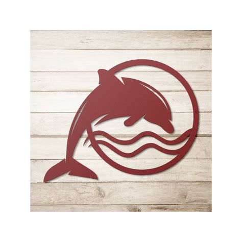 Dolphin Metal Wall Decor Dolphin Wall Art Dolphin Door - Etsy