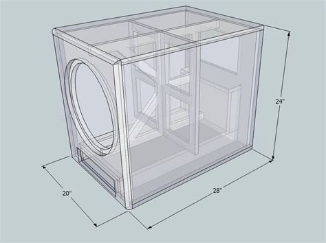 Subwoofer Cabinets Plans (With images) | Subwoofer box design, Diy subwoofer box, Subwoofer box