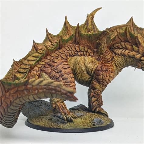 3D Print of Adult Brown Dragon by nicovanderheide