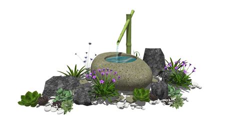 6441. Free Sketchup Garden Landscape Models Download