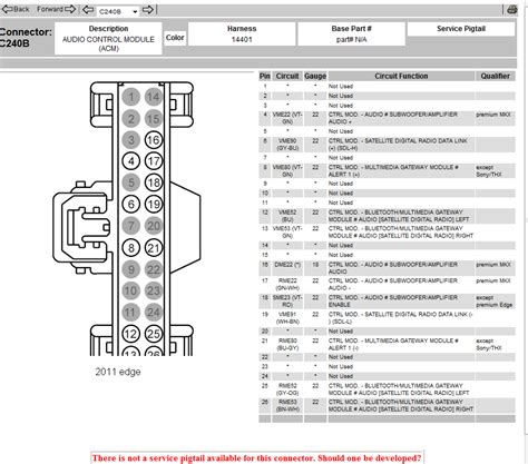 2008 Ford edge wiring diagram