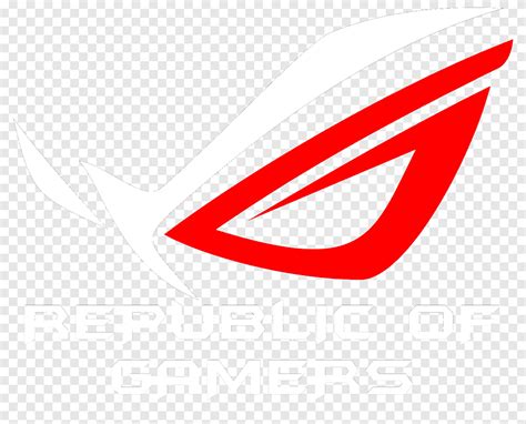 Logo Republic of Gamers ASUS Desktop, shop background, angle, text png ...