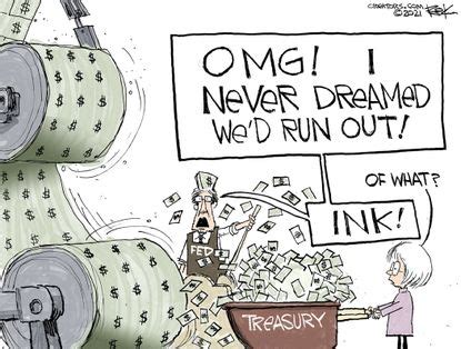 Editorial Cartoon U.S. treasury biden covid stimulus | The Week