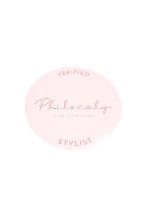 Philocaly Verified Salon Mirror Decal (4") – Philocaly Hair Extensions