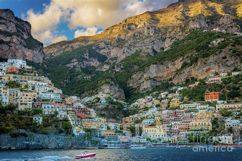 Positano from the Sea Photograph by Inge Johnsson - Fine Art America