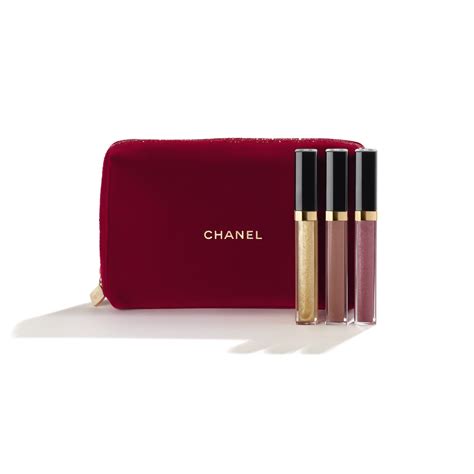 Chanel Holiday Gift Set 2021 SHEER SENSATION Lip Gloss Trio Gift Set ...
