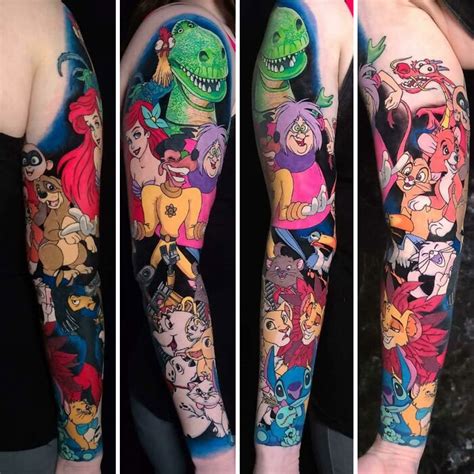 122 Cartoon Tattoos That Hark Back To Childhood’s Favorites | Bored Panda