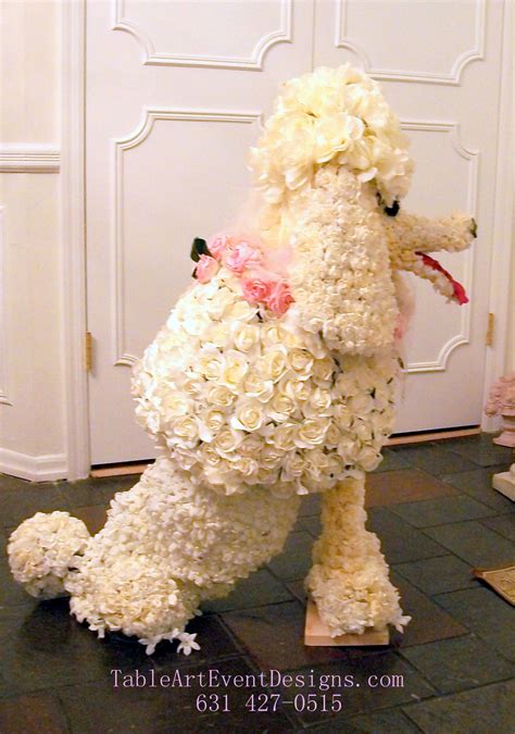 poodle dog flower arrangement - Much Indeed Forum Image Archive