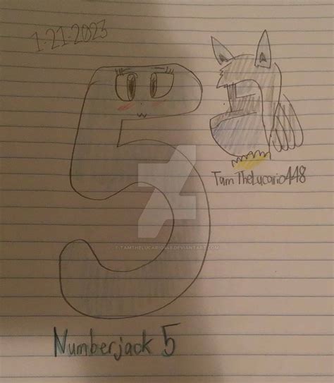 Numberjack Five by TamTheLucario448 on DeviantArt