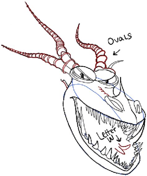 How to Draw Hookfang from How to Train Your Dragon 2 Easy Steps ...