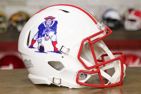 New England Patriots Riddell Speed Authentic Helmet - 1990-1992 Throwb ...