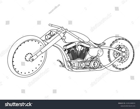 Bicycle Hand Drawing Sketch Black White Stock Illustration 2191248931 ...