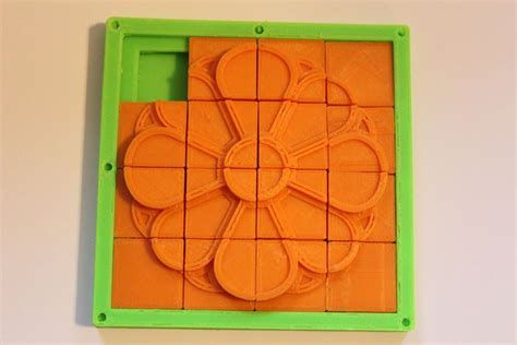 3-Dimensional Sliding Tile Puzzle | Puzzle, 3d printing, Prints