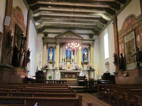 Mission San Buenaventura - Interior towards Main Altar. - Picture of Mission San Buenaventura ...