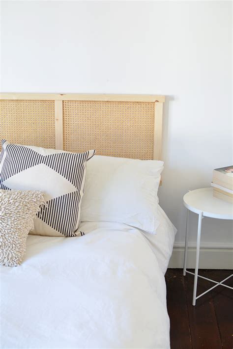 DIY cane headboard IKEA hack — Caroline Burke | Burkatron