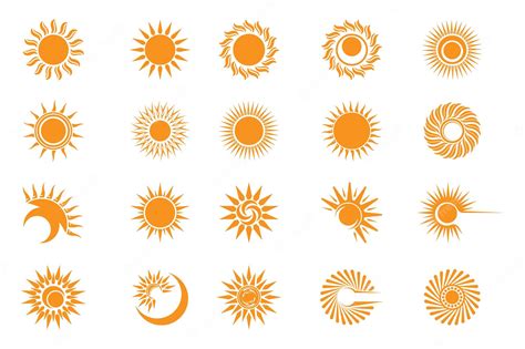 Premium Vector | Sun vector illustration logo design