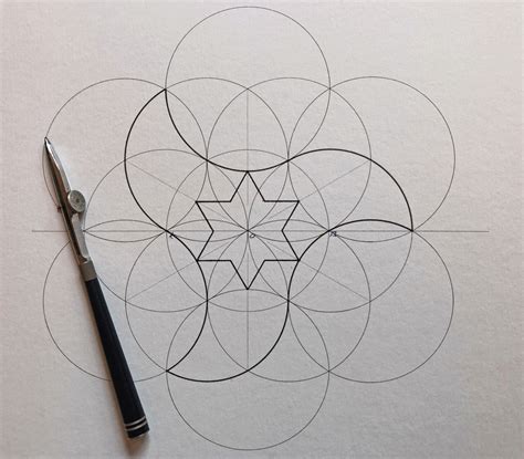 A Compass Exercise: Precision Revealed. — Drawing Islamic Geometric Designs