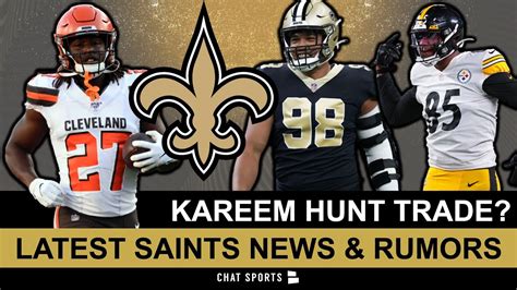 Kareem Hunt Trade To New Orleans? Saints Rumors On NFL Free Agent Eric ...