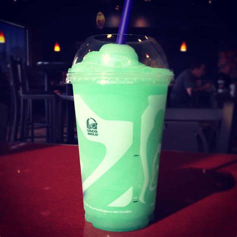 Mountain Dew Baja Blast Freeze (16 oz) from Taco Bell | Nurtrition & Price