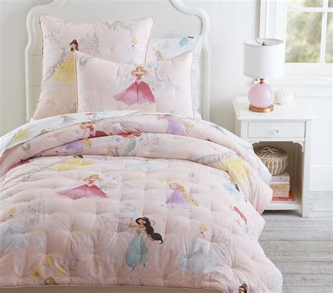 Disney® Princess Castles Comforter & Pillowcases - Pottery Barn Kids ...