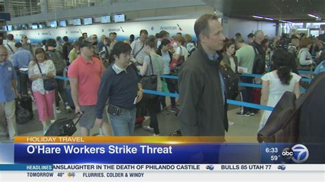 O'Hare International Airport worker strike could snarl holiday travel ...