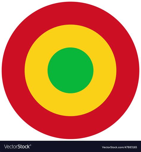 Mali air force roundel Royalty Free Vector Image