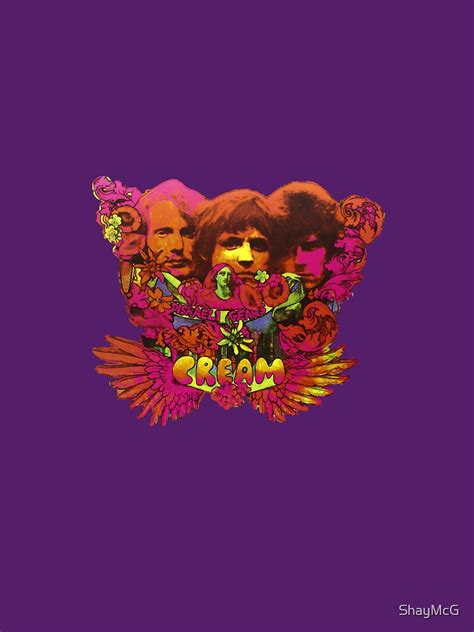 "Cream band psychedelic album cover " T-shirt by ShayMcG | Redbubble