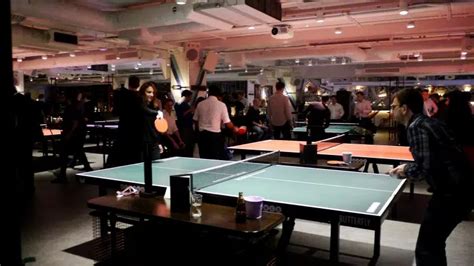 Ping Pong at BOUNCE Shoreditch. - Lux Life London