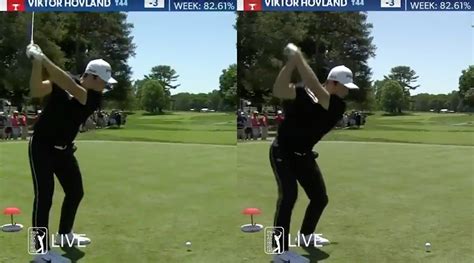 Viktor Hovland shows off eye-catching two-step backswing in first pro event