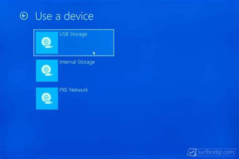 The 3 easy ways to Boot Surface Pro from a USB Drive | SurfaceTip